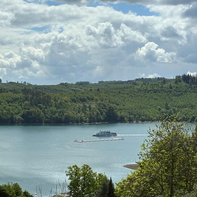 Neuer Steg vor der Sorpesee