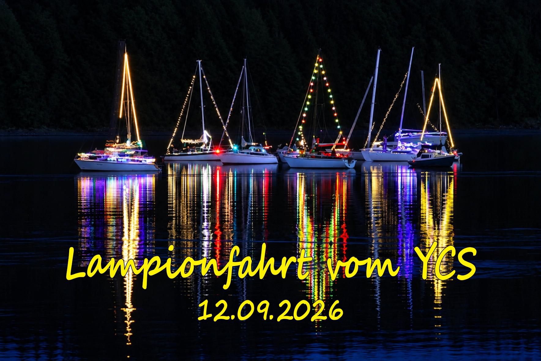 Boote auf Lampionfahrt