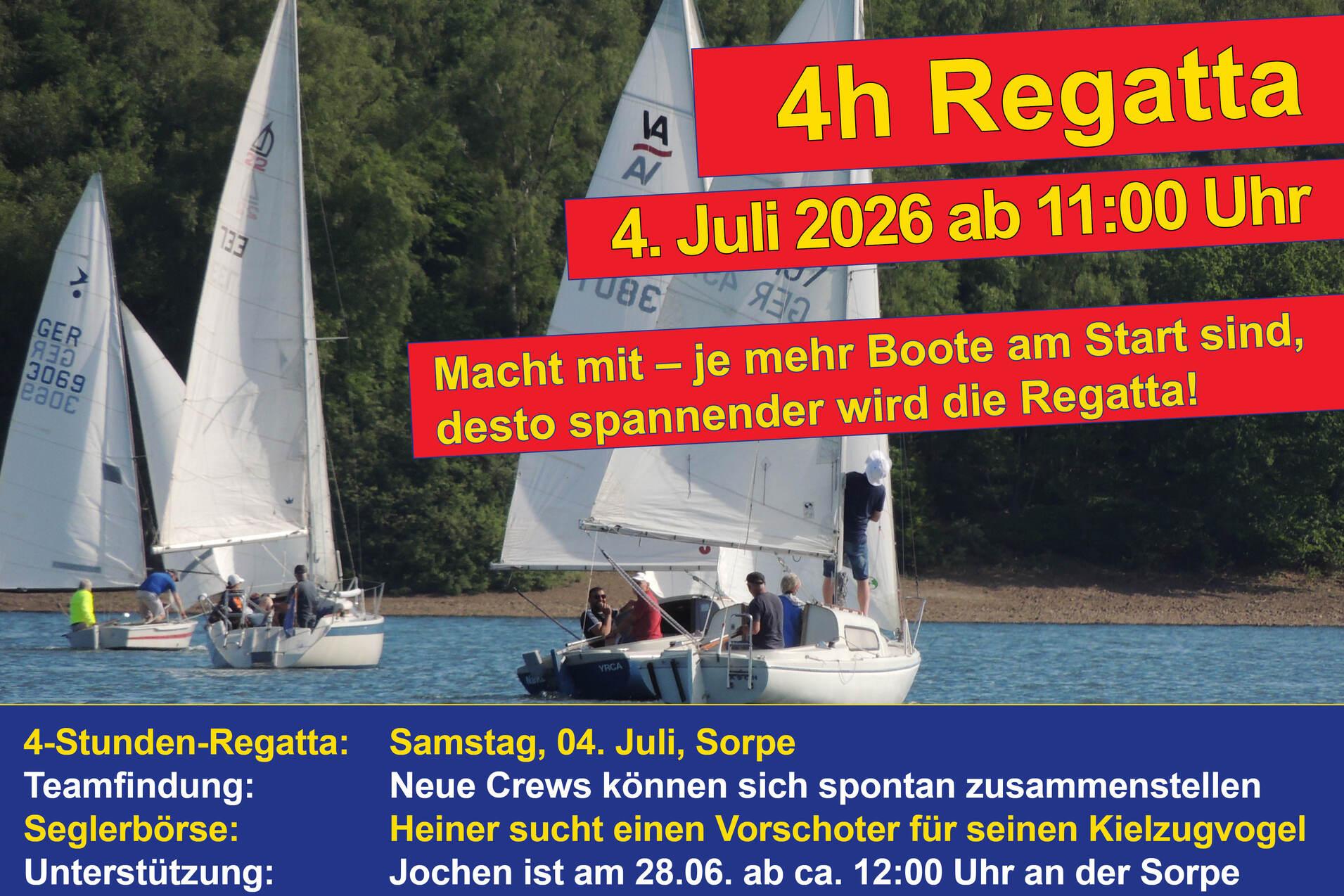 4 Stunden Regatta zum Ersten